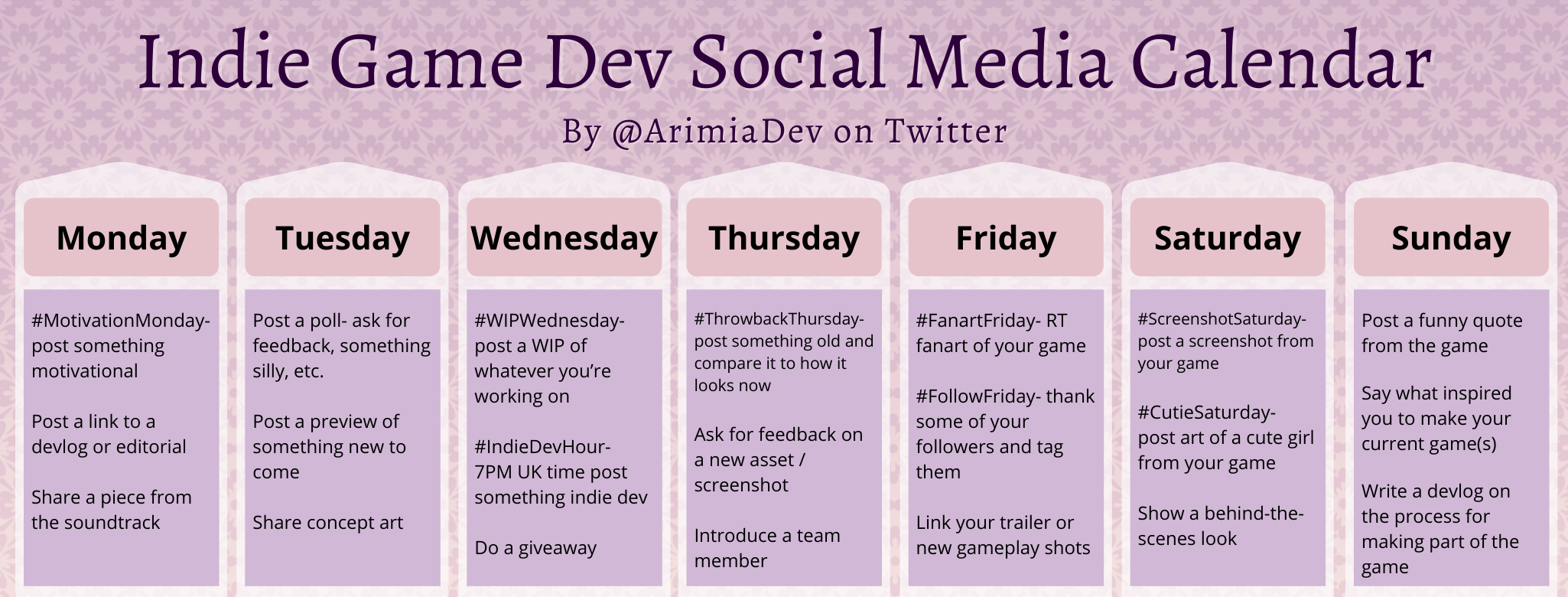 2020-social-media-calendar-for-indie-games-arimia